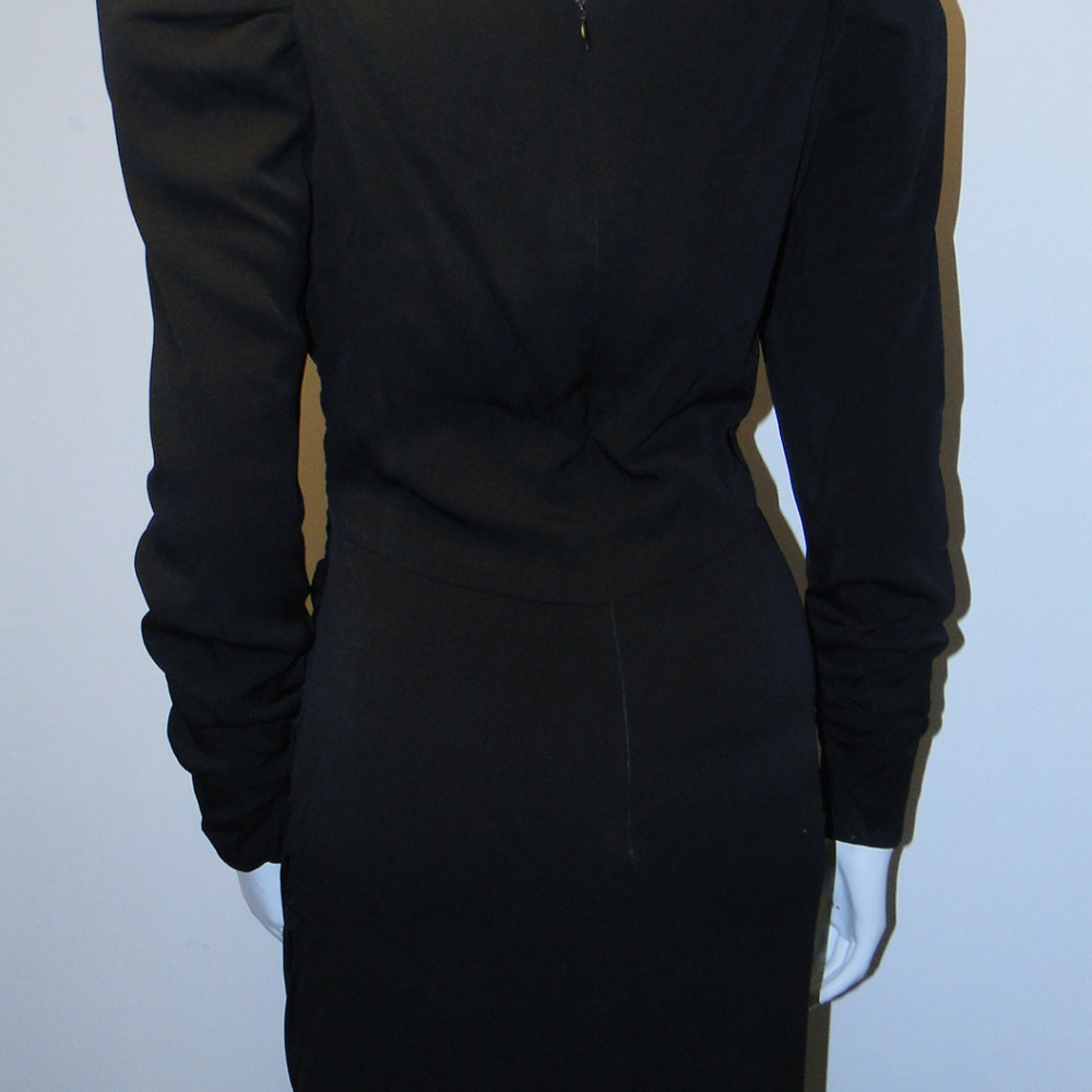 SCASSI BLACK DRESS - Picture 7 of 8